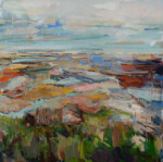 <em>Daydream,</em> 2019, 36 x 36 in, oil on board