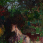 <em>In the Forest II,</em> 2019, 36 x 36 in, oil on canvas