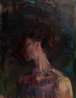 <em>In the Forest I,</em> 2019, 28 x 22 in, oil on canvas