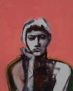 <em>Layer by Layer,</em> 2019, 30 x 24 in, oil on canvas