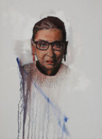 <em>RBG,</em> 2019, 24 x 18 in, oil on canvas