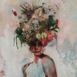 <em>Spring,</em> 2019, 30 x 30 in, oil on canvas